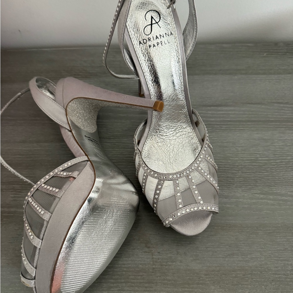 Silver High Heels - Picture 3 of 4